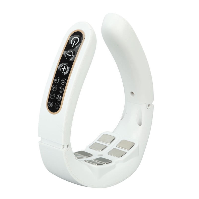 Electric Neck Massager Hot Compress 6 Modes 15 Gears Reduce