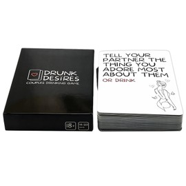 50PCS Drinking Game Cards for Adult, Couples Card Game, Bachelorette Party, Date Night, A Variety of Funny Adventure Interactive Challenges, Suitable for Couples and Family to Play Together