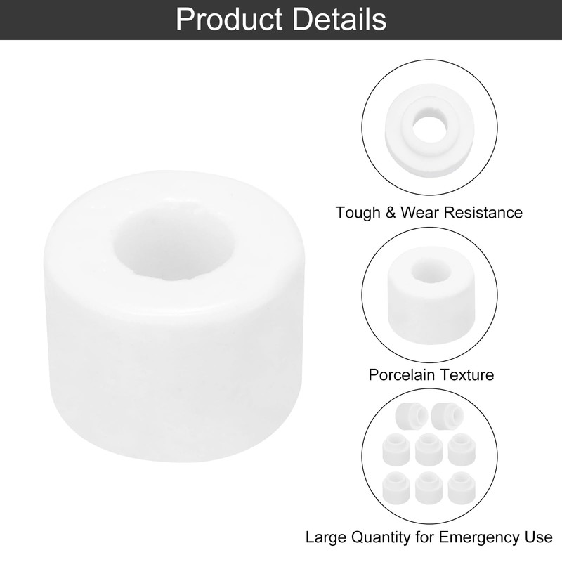 QUARKZMAN 30 Pieces Ceramic Washers 5.5 x 12 x 8.5mm
