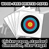 LONGBOWMAKER 60 * 60cm Archery Targets 20pcs Backyard Clear Targets