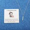 WUSUANED Horror Michael Necklace Scary Knife Jewelry Myers Killer Birthday