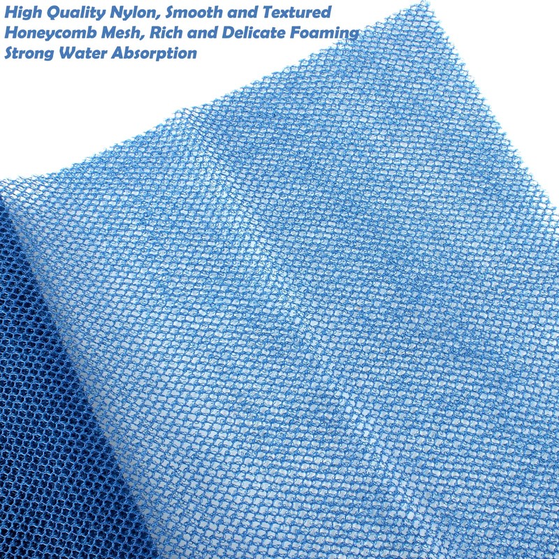 QOPAHI Enlarged African Net Sponge, African Exfoliating Net 2 in