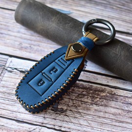 [SANRILY] Suzuki SX-4 S-CROSS Smart Key Case, Leather, Key Cover, Scratch-Resistant, Anti-Falling, Protection, Stylish, High Quality, Suitable for Ignis, Escudo, Swift, Baleno, Etc., Remote Control