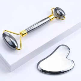 얼굴 리프팅 테라헤르츠 괄사 마사지기 안마기괄사 지볼 페이스롤러 맛사 Face Lifting Terahertz Guasa Massage Device Anma Guasa Jivolfaceroller Masa