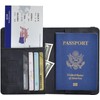 KAOBAN Passport Holder, Passport Cover with Credit Card Slot and