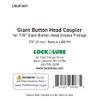 LockNLube Giant Button Head Coupler 7/8" For Use With 7/8
