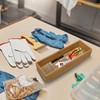 SYAOYI Bamboo Drawer Organizer - Kitchen Drawer Utensil Organizer Office