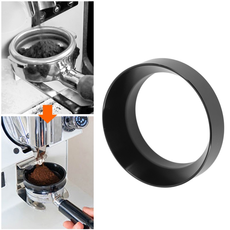 53mm Coffee Dosing Funnel Aluminum Alloy Magnetic Coffee Powder Dosing