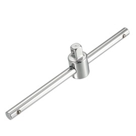 uxcell 1/4 Inch Drive Sliding Wrench Breaker Bar Adjustable T-Handle Socket Hand Tool