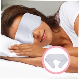 LALAFINA 1pc Breathable Sleeping Blindfold Eye Mask Portable Travel Eye Cover for Comfort Relaxation Fashionable Design for Home Airplane Use Material
