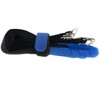 10x Velcro Cable Ties 300 x 20 Black / Blue