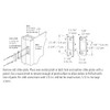 Prime-Line E 2479 Deadbolt Strike, 2 Piece, High Security, 1/8