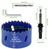 Luomorgo 80mm/3.15 inch Hole Saw, 1 1/4 inch Cutting Depth