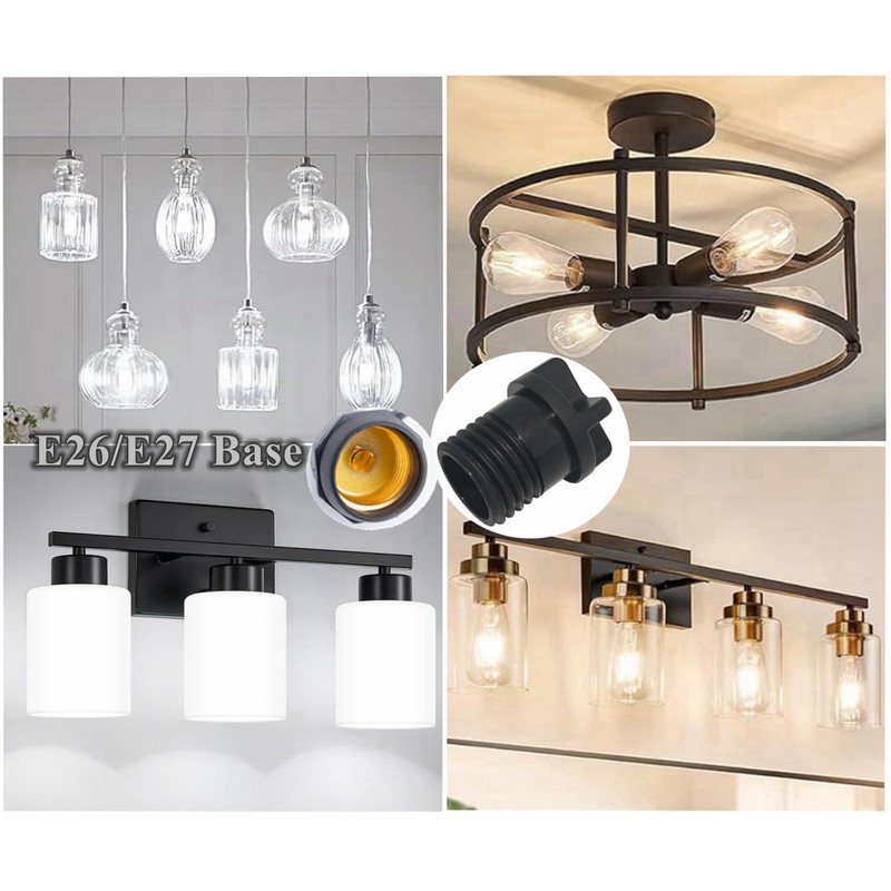 8Pcs Light Socket Safety Cap Plugs,Light Socket Plug Covers,Light Bulb