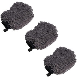 AB Tools 3x Grey 2 in 1 Noodle Drying Grooming Mitt One Size Fits All Muddy Wet Dog Puppy