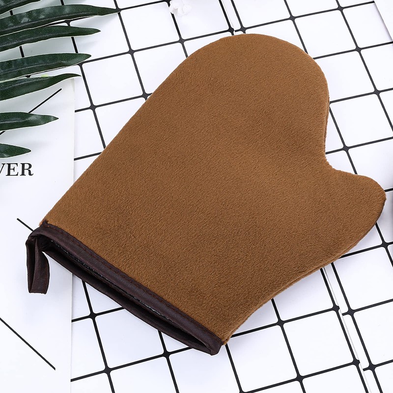 WLLHYF Self-Tanning Glove Applicator Gloves 3D Design Ultra Soft Face
