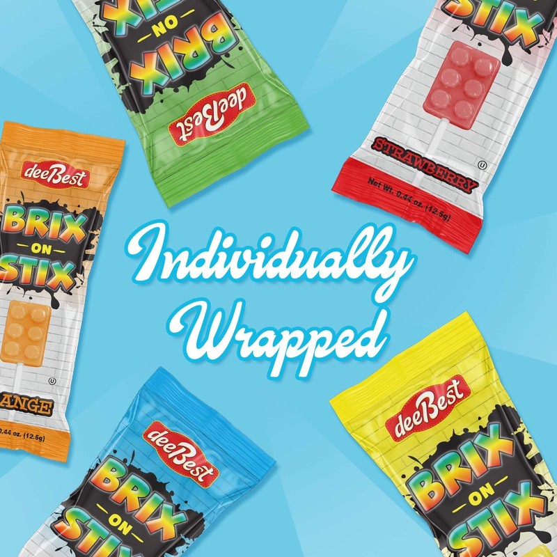 Bricks On Stix | Brick Building Party Lollipop Suckers |