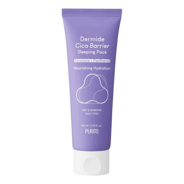 Purito Dermide Cica Barrier Sleeping Pack 80ml - K Beauty