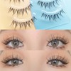 Musegetes False Eyelashes, 4D False Eyelashes, Natural False Eyelashes, Ultra