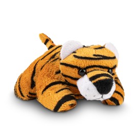 Forest & Twelfth 4" Stuffed Tiger, Single Mini Stuffed Animal Plush Toy for Kids, Jungle Party Favors and Goody Bags, Classroom Treasure Box Prizes, Stocking Stuffers (Tiger)
