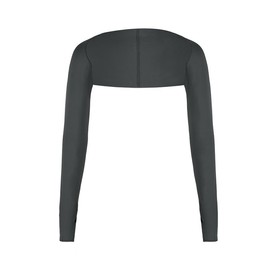 1 Piece Cooling Shawl Arm Sleeve with Finger Hole Sun Protection Cooler Shrug Arms Wrap Golf Cooling Shawl Arm Sleeve Women (Black, One size)