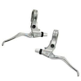 Dia-Compe SS6 Old School MTB Brake Lever Set (L+R), Silver, DP2856