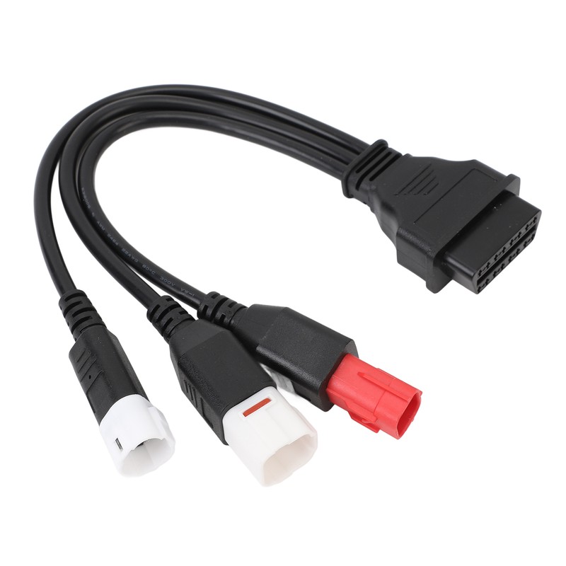 3 In 1 Motorcycle OBD Diagnostic Cable 16Pin to 3PIN