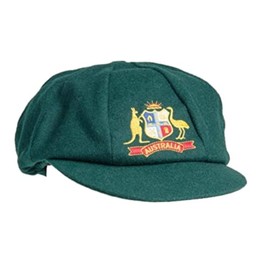 Woolen Australia Australian Baggy Green Cricket Cap Test Match Hat One Size