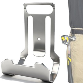 [MAGG HEVI] Hammer Holder for Belt, Stainless Steel Hammer Loop Fit up to 2" Tool Belt with Tape Measure Holder, Hammer Holster