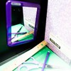 BAZIC Multicolor Magnetic Locker Mirror, One Mirror, Color May Vary,