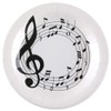 Santex 10 Music Note Paper Plates, Musical Note Party Tableware,