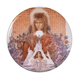 Labyrinth Movie Art Goblin King Jareth David Bowie Kitchen Refrigerator Locker Button Magnet