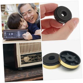 CAXUSD 12pcs Speaker Isolation Feet Damper Mat Non- Speaker Base Pads for Audio Equipment Computer Cases Shock Absorption Noise Reduction