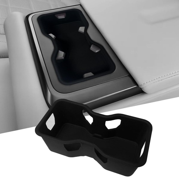 YUJIANQ Cup Holder Inserts for 2022-2025 Rivian R1S R1T Accessories