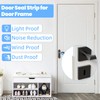 33ft V-Shape Weather Stripping Door Seal Strip for Door Frame,Self-Adhesive