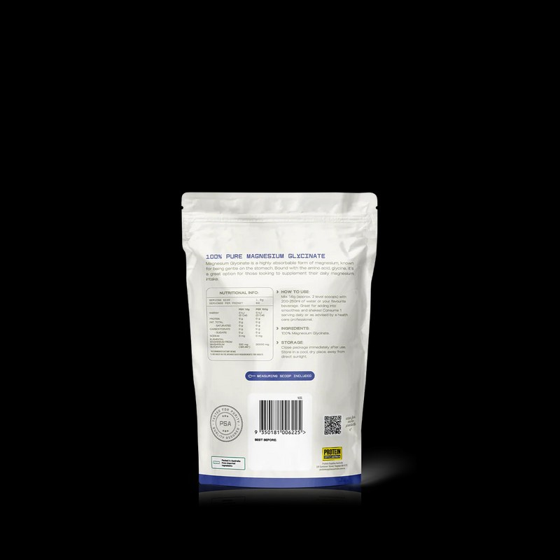 Protein Supplies Australia Clean Magnesium Glycinate 100G