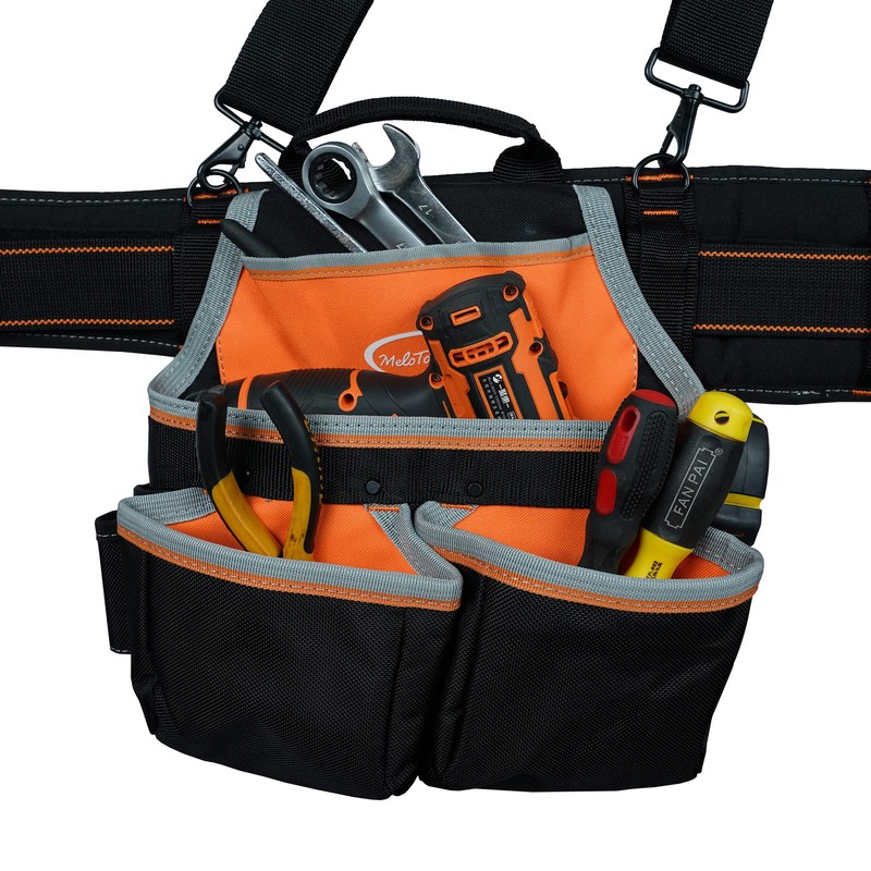 MELOTOUGH Pro Framer Combo System Tool Belt with Suspenders Construction