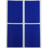 Royal Green Rectangular Color Coding Labels Stickers in Blue 7.5
