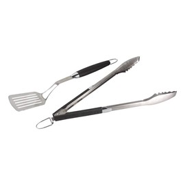 IOE-International Outdoor Experts GmbH Premium Barbecue Cutlery Tongs & Spatula BBQ Grill Barbecue for Gas and Charcoal Grill