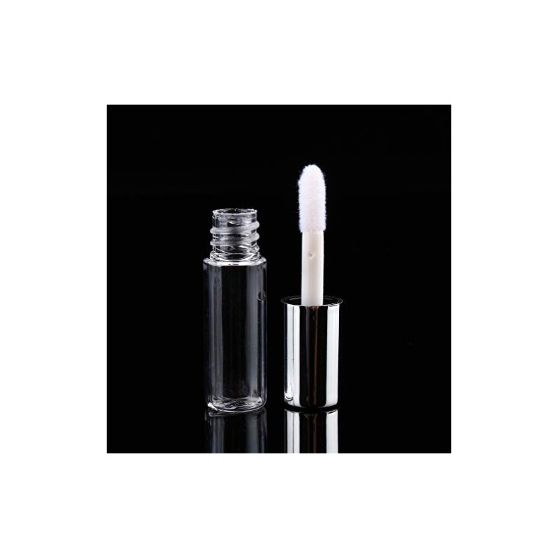 Yosoo 45pcs Plata Transparente 1,2 ml Tubos Vacío de Plástico
