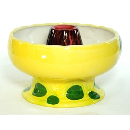 48 Ounce Ceramic Flaming Volcano Hula Girl Tiki Drink Bowl