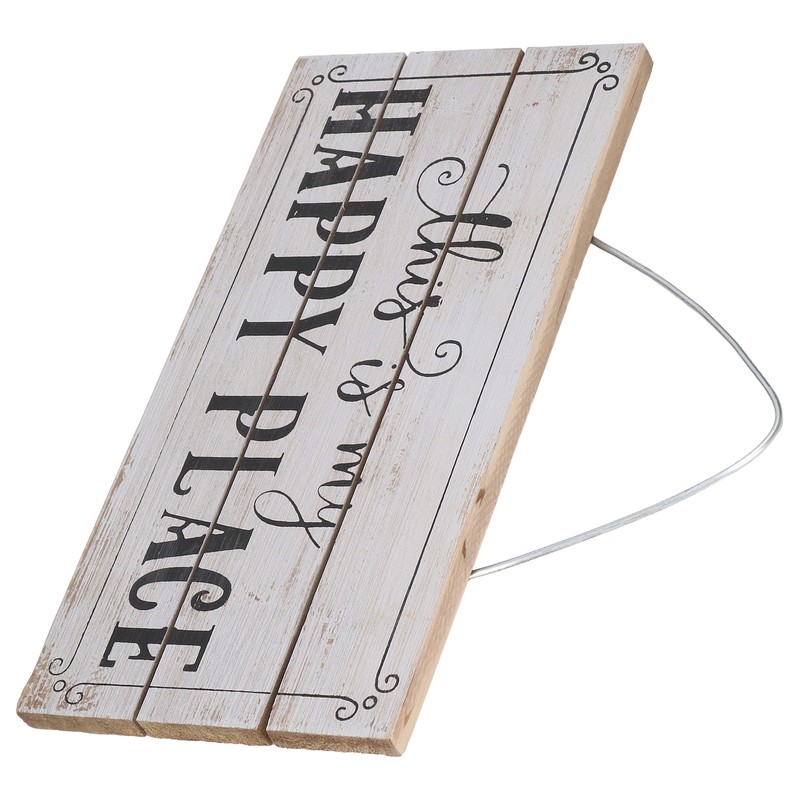 Decorative Wooden Sign Novel Waterproof Table Sign Hanging Decoration with