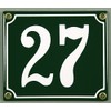 Buddel Bini Wetterfestes Emaille Hausnummernschild 27 12 x 14 cm,