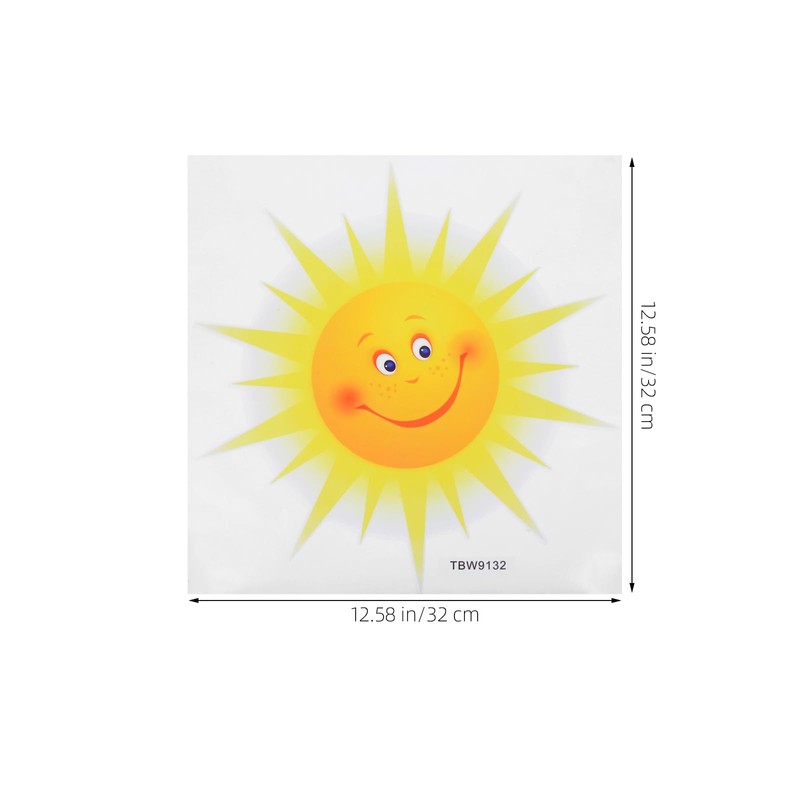 IMIKEYA Sun Wall Sticker Smiling Sun Wall Sticker Wall Decoration
