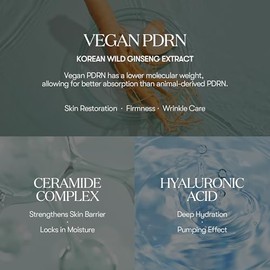 VT COSMETICS PDRN Mascarilla diaria (30 ea), mascarilla facial hidratante e hidratante con PDRN, restauracin de la piel, brillo y piel de vidrio,...  