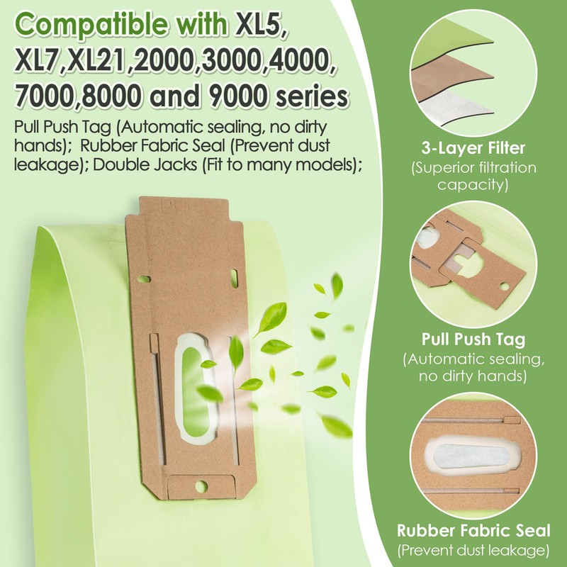 Landhoow 12 Pcs Brush Roller Compatible With Oreck XL Vacuum,