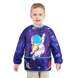 WERNNSAI Space Children's Art Smock - Painting Smock for Children