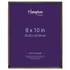Hampton Frames KINGSBRIDGE 8x10 (20x25cm) Black Picture Frame Glass KIN80BNK