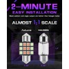 AULUXE 31mm CAN-Bus LED Festoon Bulbs (DE3175/DE3021) - Cool White/Ice