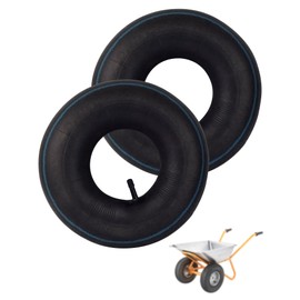LAOYE Set of 2 Sack Truck Hose Sack Truck 4.10 3.50-4 Hose for Wheelbarrow Replacement Hose for Pneumatic Wheel Lawnmower
